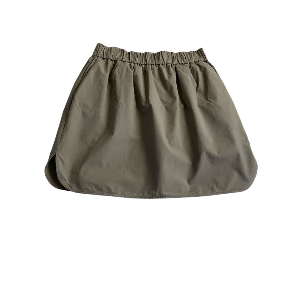 Fabiana Filippi Mini Skirt M Gray 100% Cotton Pockets Capsule Neutral Comfort